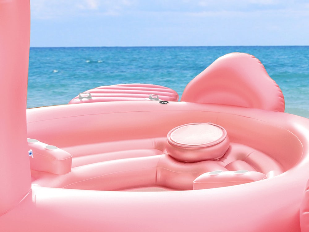 flamingo party intex