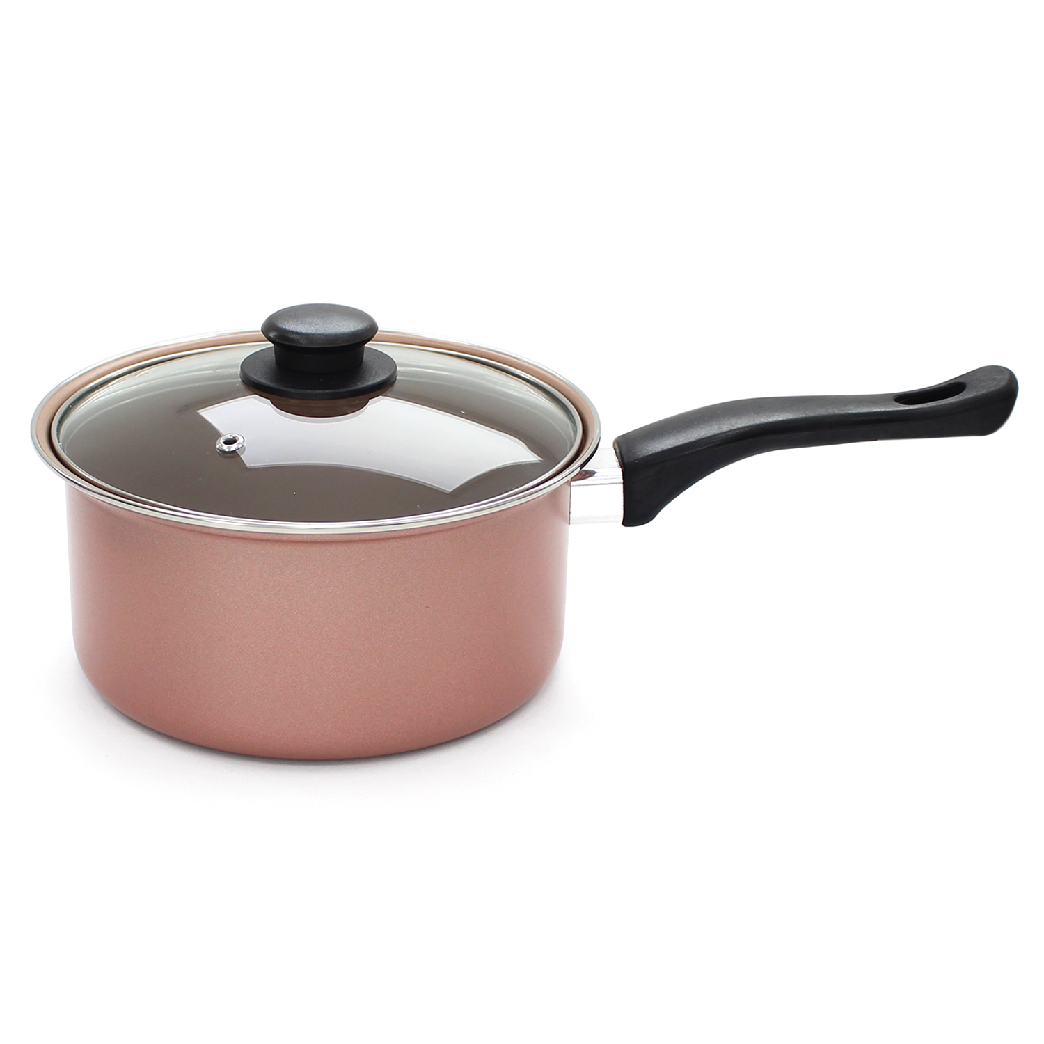 10 Piece Saucepan Set Cookware Pan Rose Gold Stainless Steel Non Stick Cooking eBay