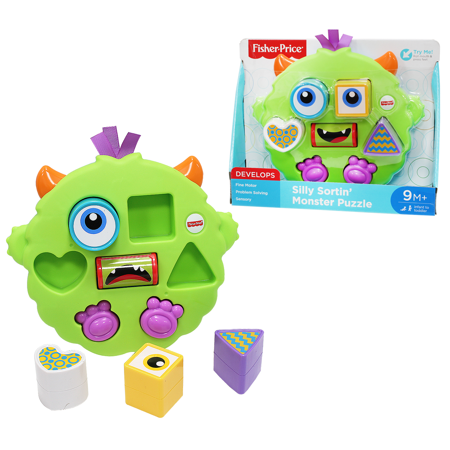 fisher price monster puzzle