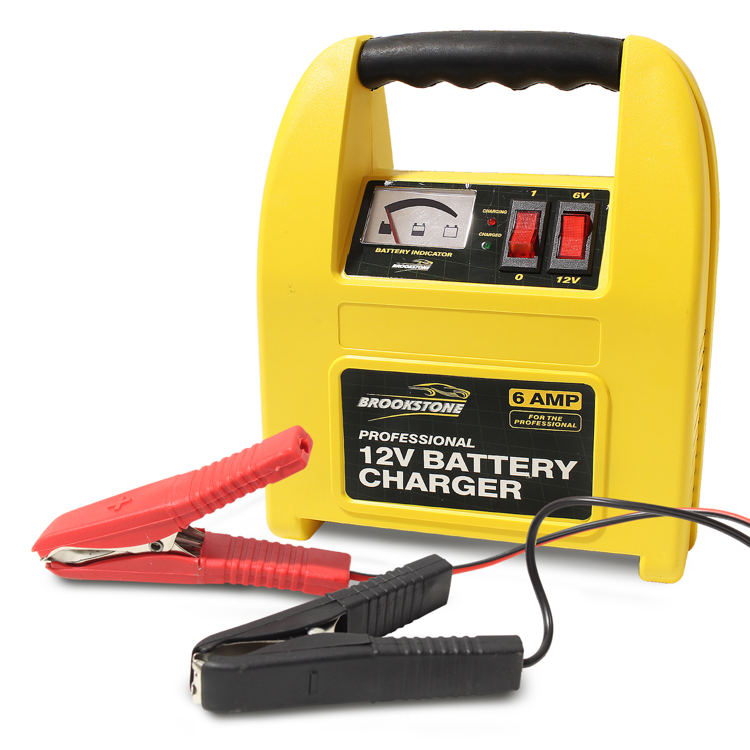 Portable 12V Car Battery Charger 6Amp Leads Start Power Cables Starter