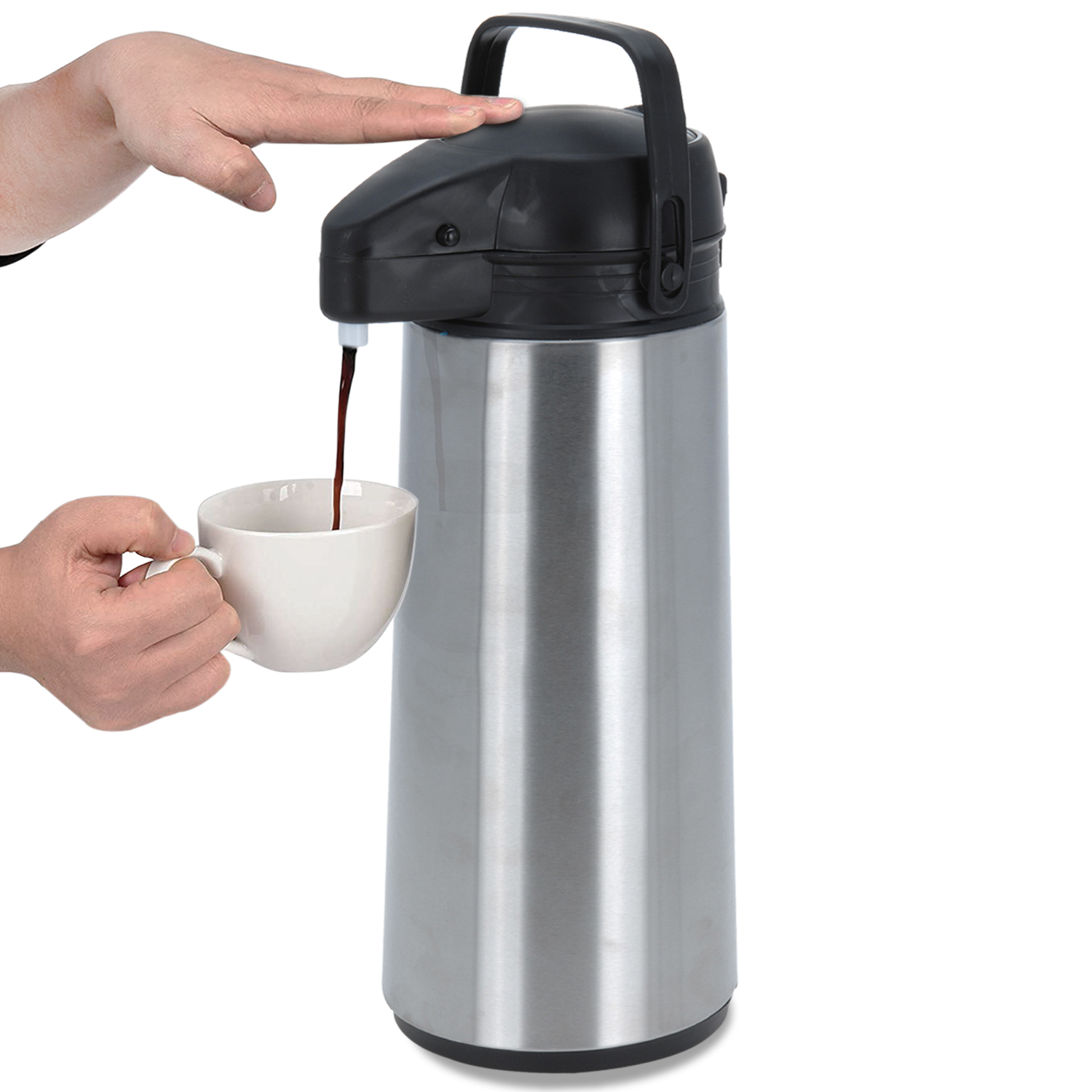 Airpot Nutrilite Vacuum Flask Push Button Cap Airpot Flask,1900mL