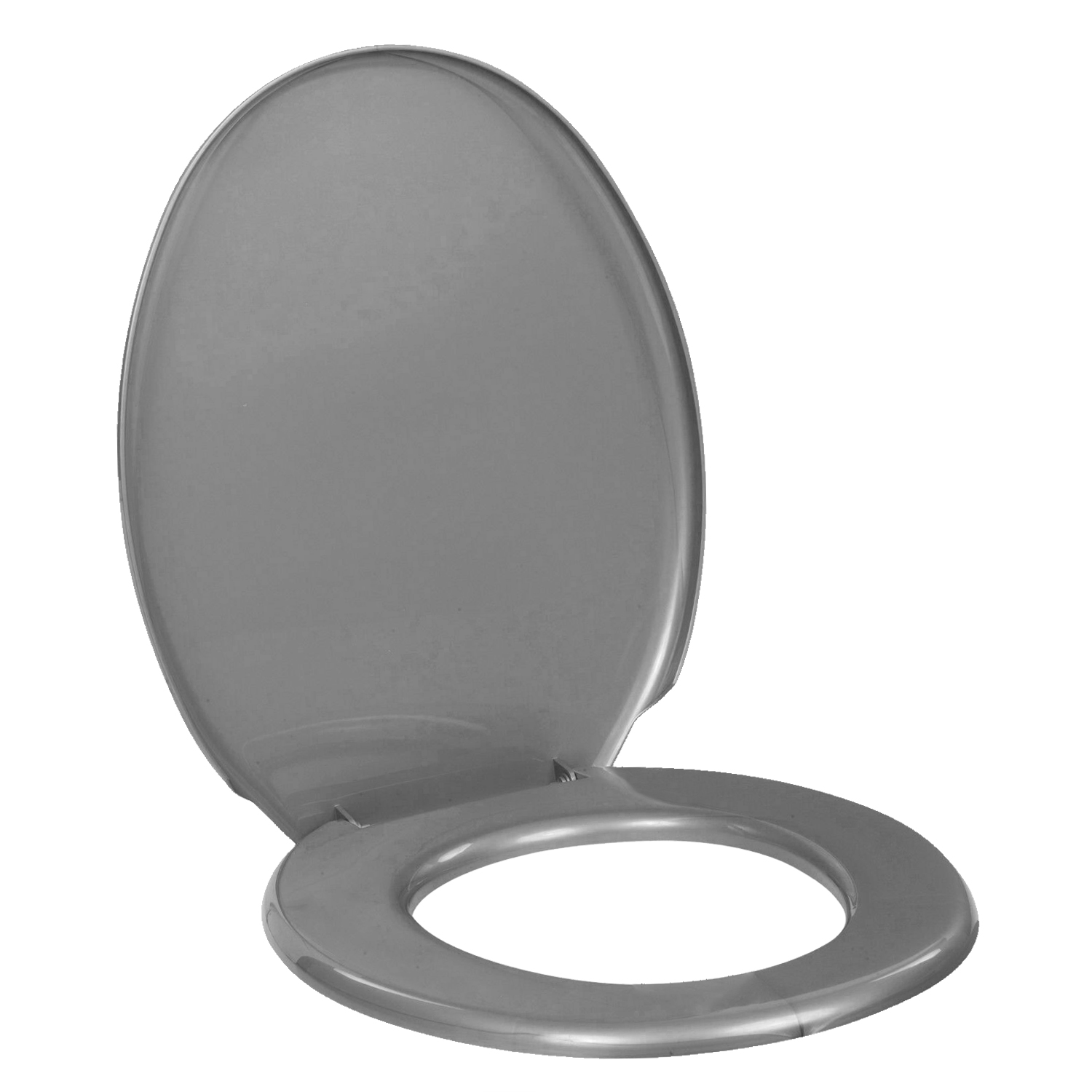 Toilet Seat Plastic Coloured Quick Release Easy Clean Hinged Oval Shape