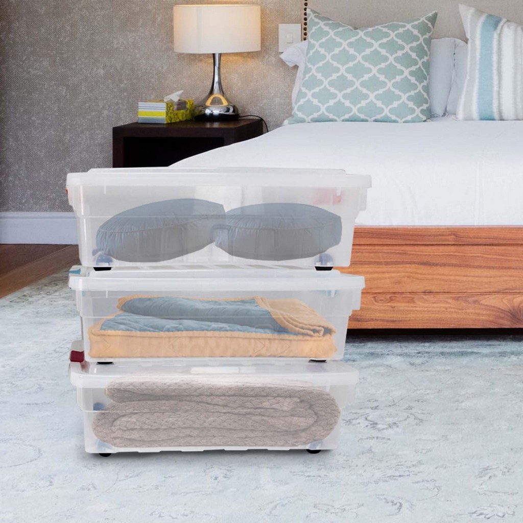 underbed toy storage with wheels