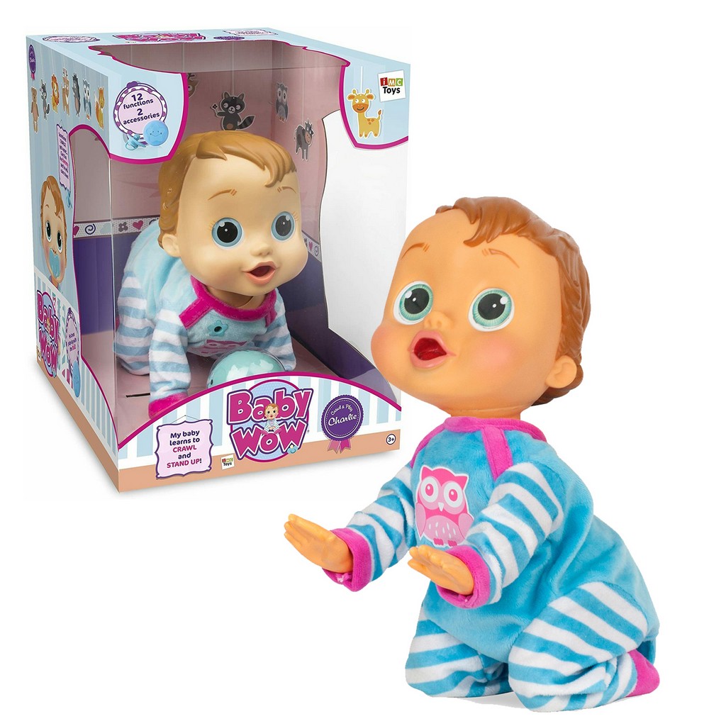 baby wow crawling doll