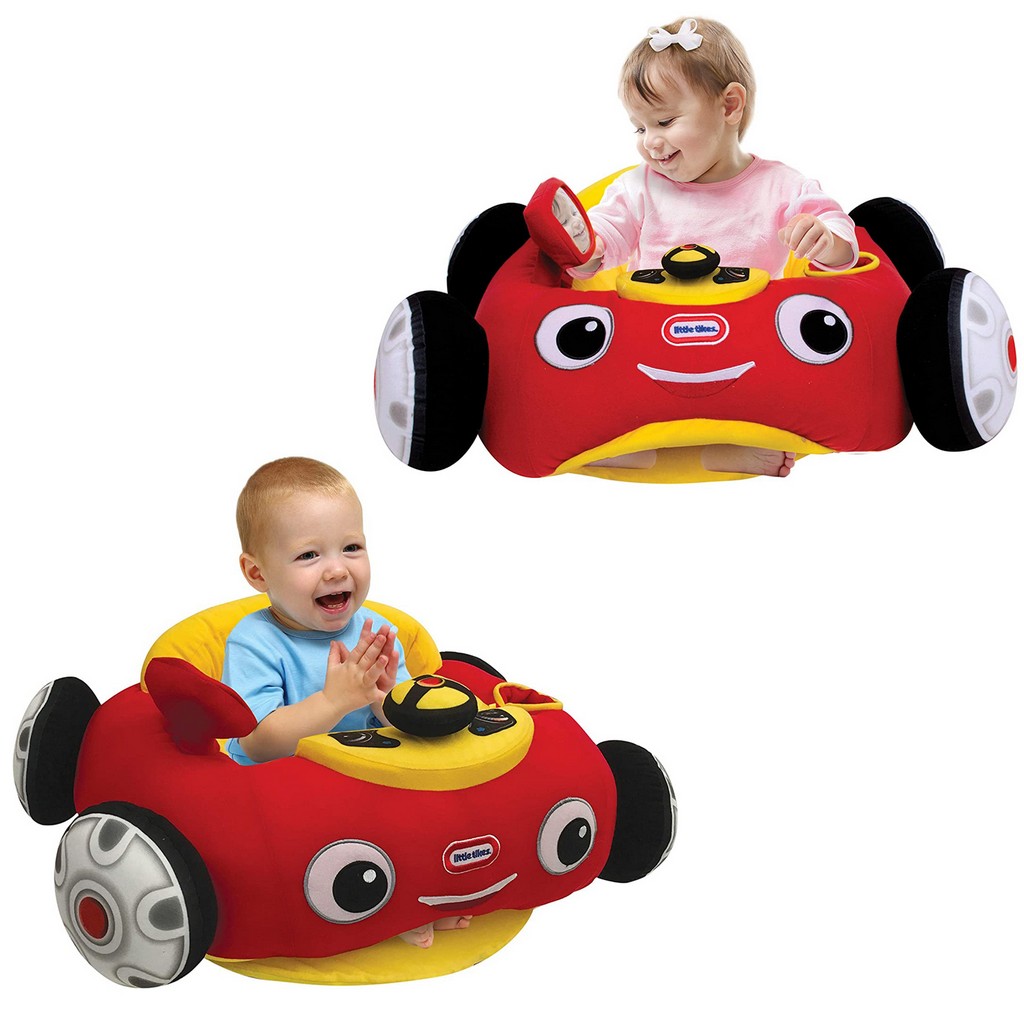 Little Tikes Activity Toy Car Cozy Coupe Plush Chair Seat Baby Fun Play ...