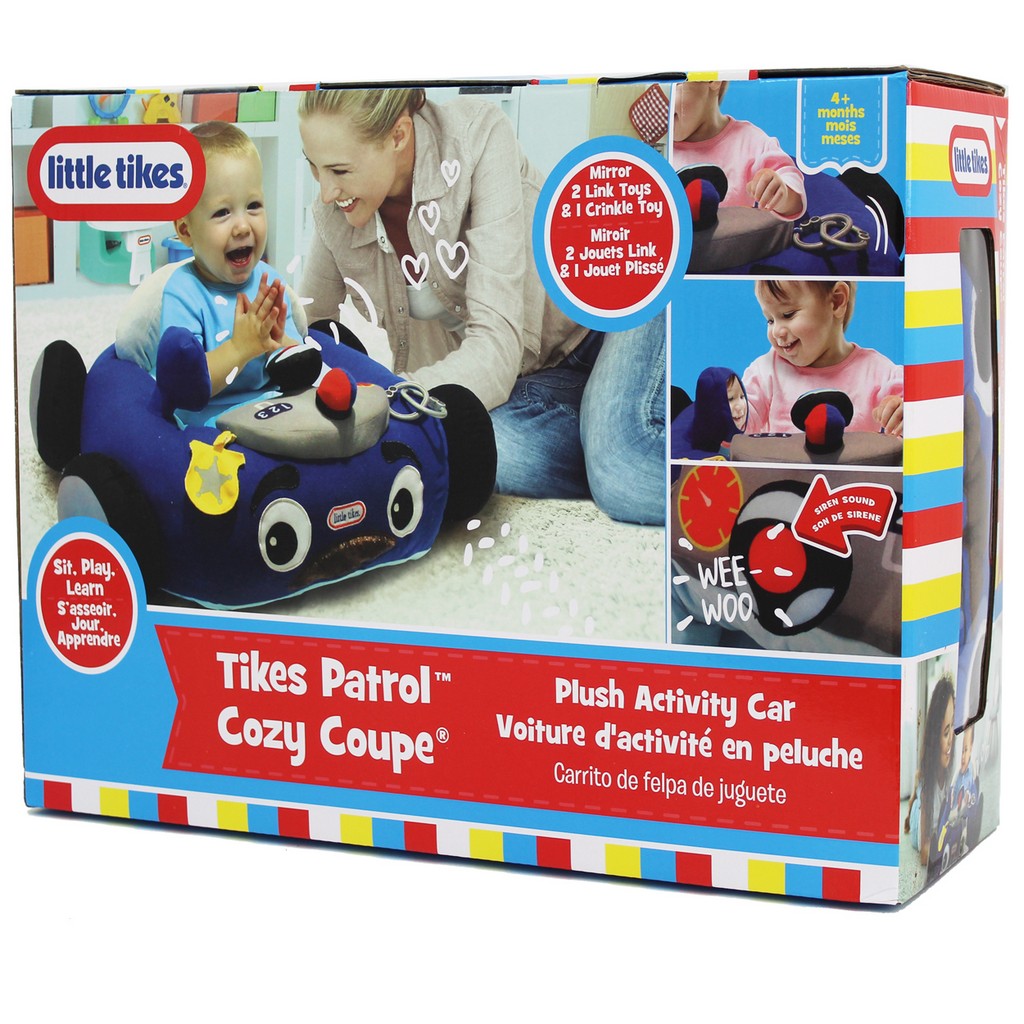 little tikes patrol cozy coupe plush
