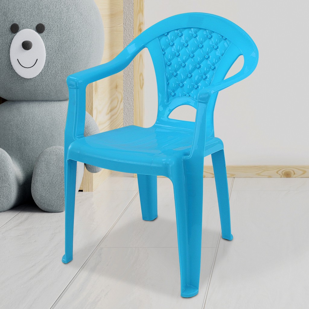 Plastic Play Chairs Kids Stackable Nursery Indoor Outdoor Coloured