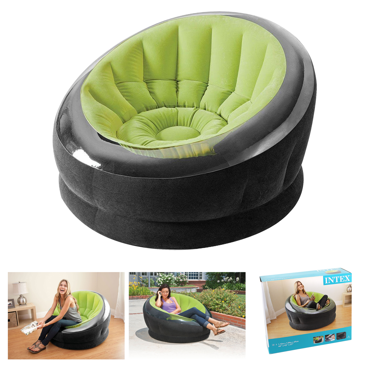 intex inflatable water chair