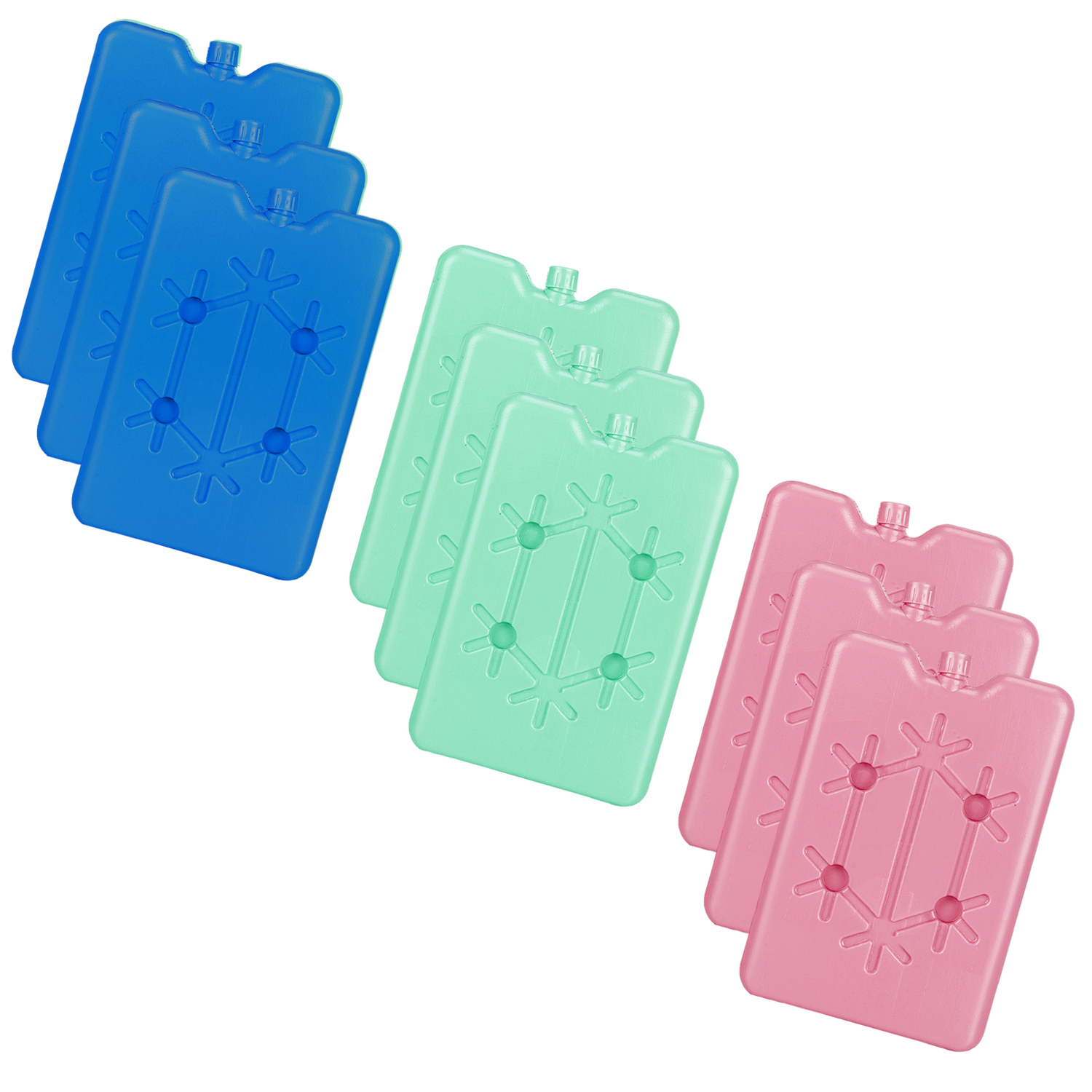 3x Boîte Congélateur blocs de glace Voyage Cooler Sac Boîte Picnic Déjeuner Camping Réutilisable
