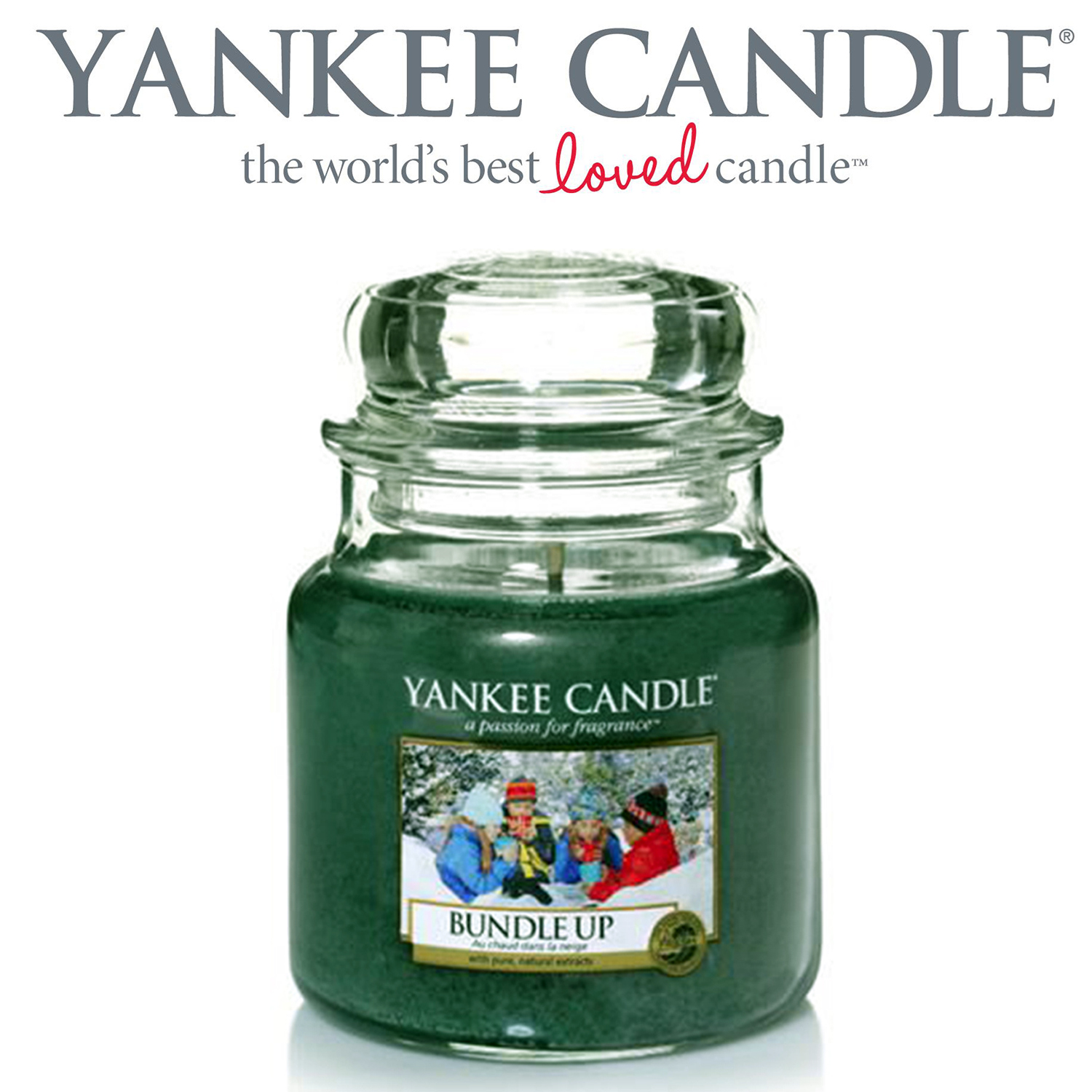 Yankee Candle Bundle Up Winter Scented 104g Glass Jar 40 Hour Burn Time Scents