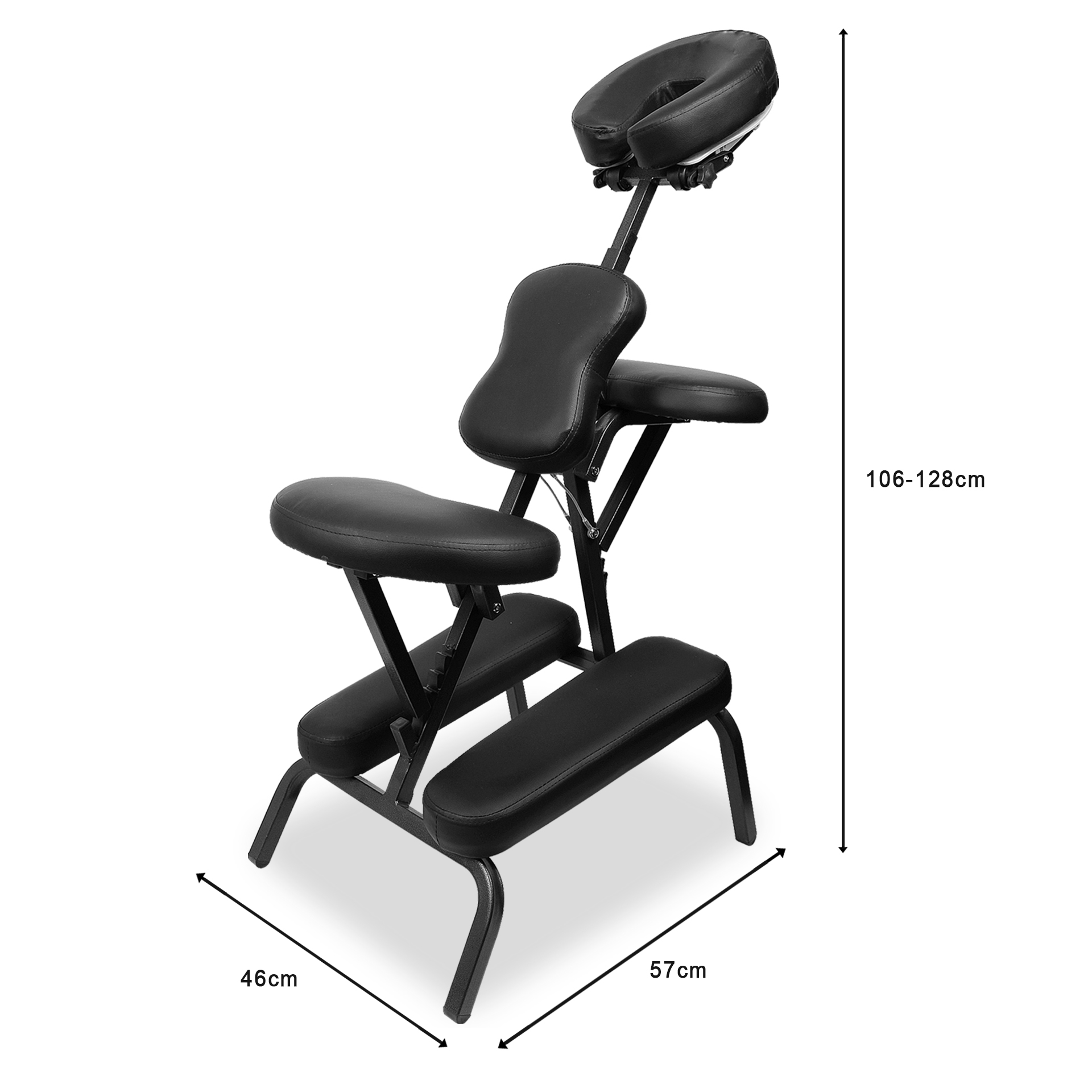 Beauty Stool Chair Tattoo Massage Adjustable Portable Folding Therapy